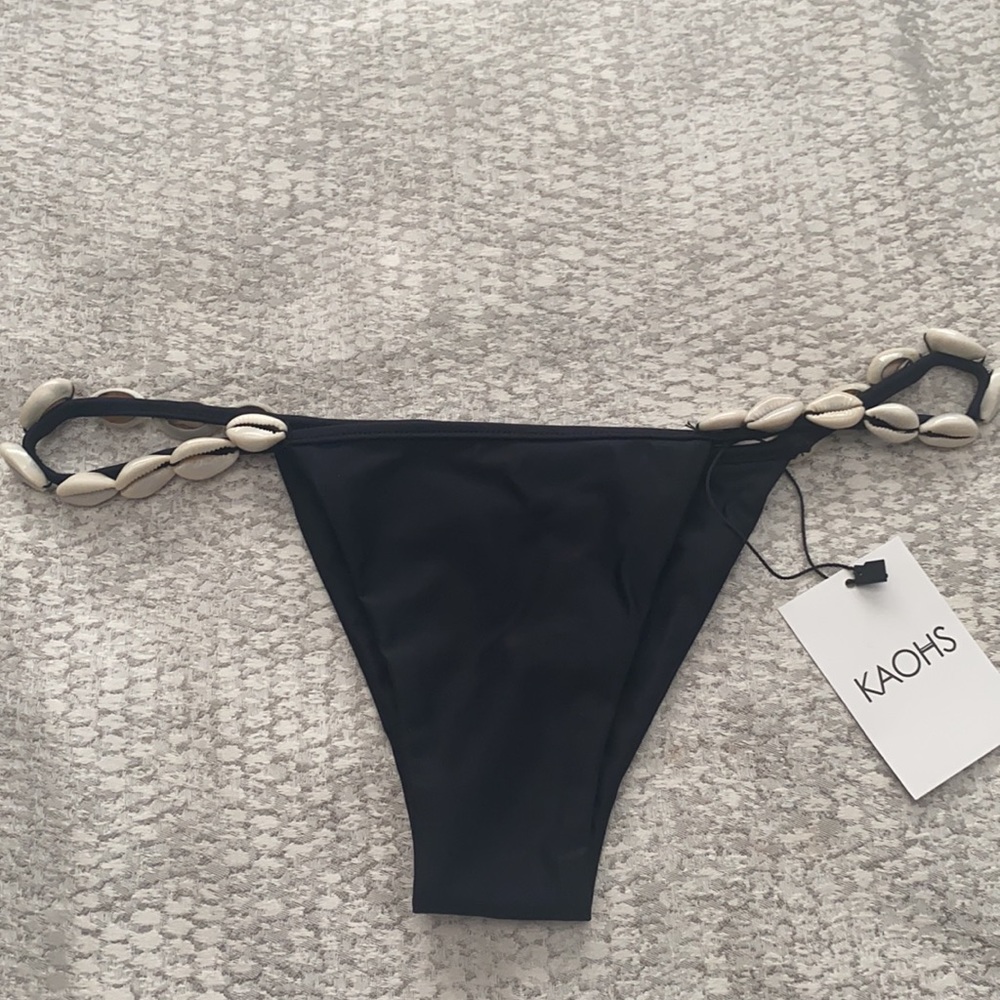 NWT KAOHS Rie Bikini Bottom Black